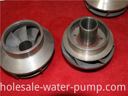 Precision submersible electric pump blade guide wheel